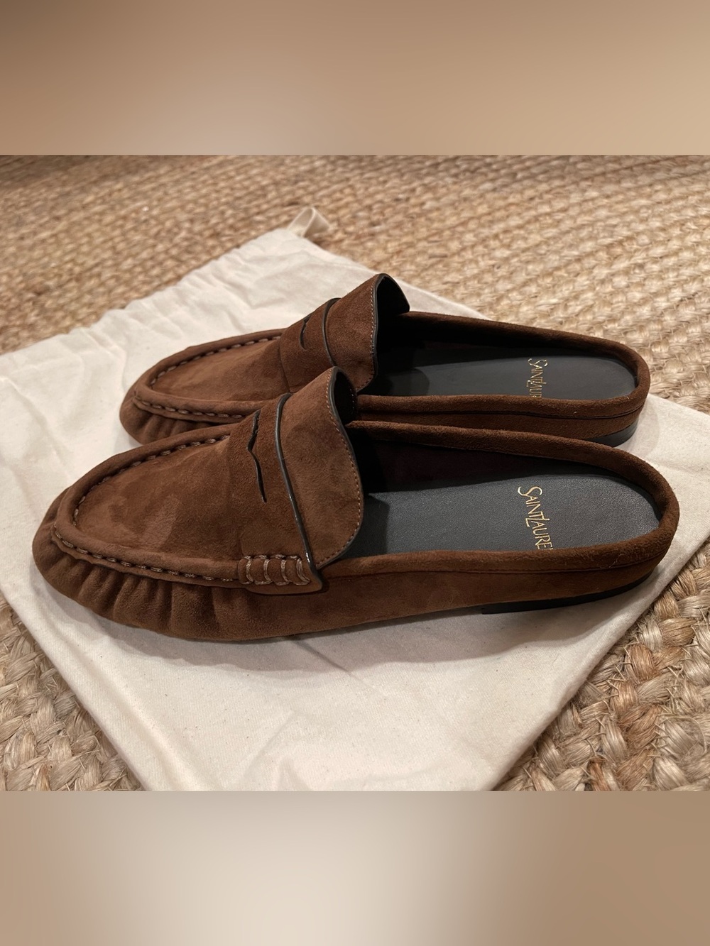 Saint Laurent Le Loafer suede slippers It38 - Picture 11 of 12